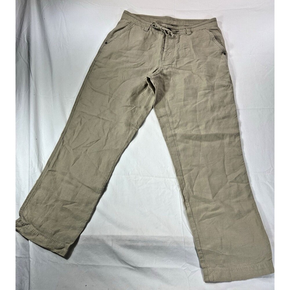 Baird McNutt Murano Irish Linen Pants Men’s 36x34 Casual Summer Trousers Slacks